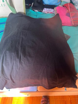 Camiseta Desigual Mujer Negra y Roja