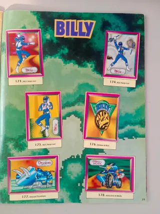 Álbum Power Rangers Colección Cromos