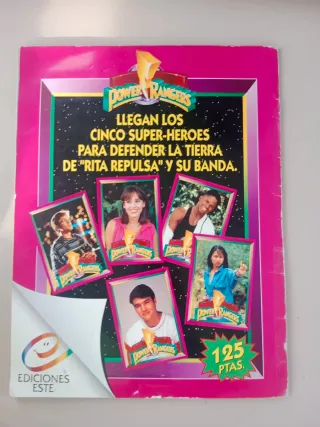 Álbum Power Rangers Colección Cromos