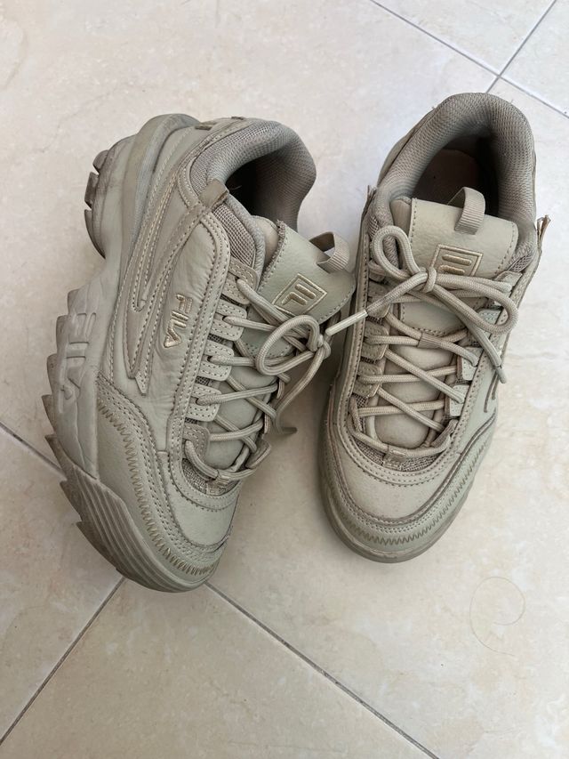 Zapatillas Fila Beige