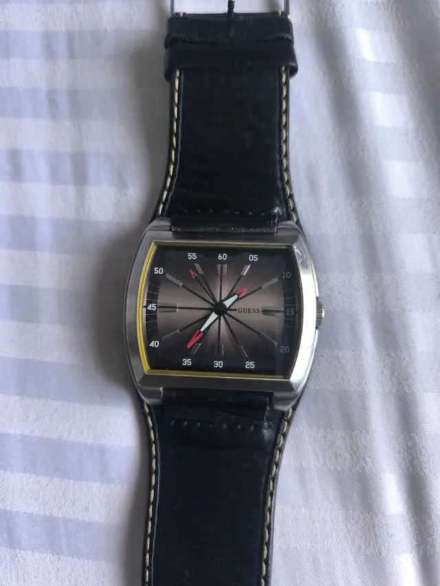 Reloj Guess Original Negro/Plateado