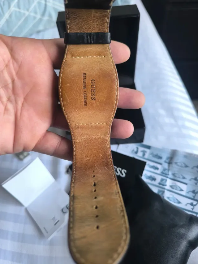 Reloj Guess Original Negro/Plateado