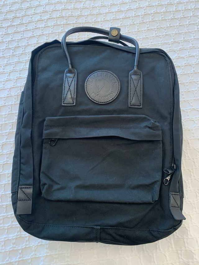 Mochila Fjallraven Negra Asas Piel