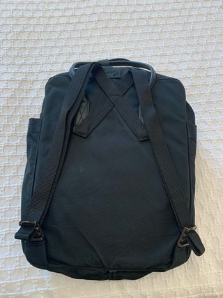 Mochila Fjallraven Negra Asas Piel