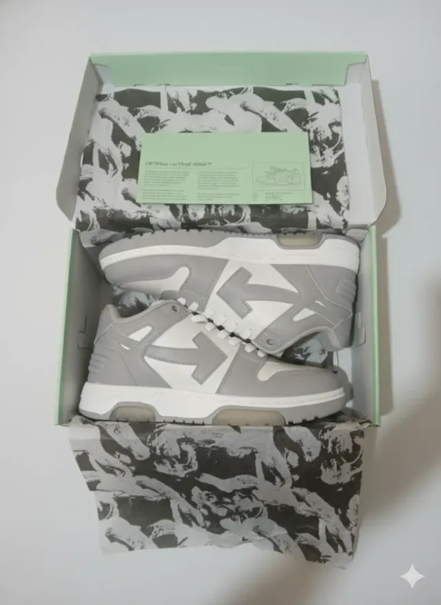 Zapatillas Off-White Out of Office Grises/Blancas