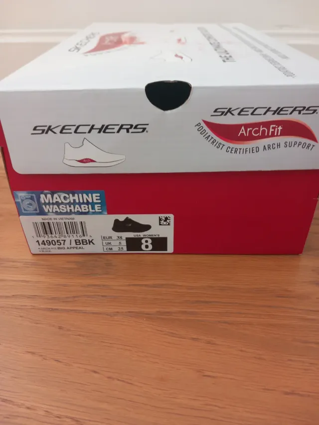 Skechers Arch Fit Negras Talla 38 Nuevas