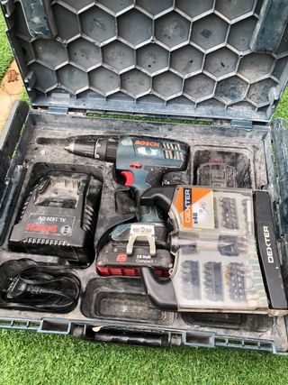 Taladro Bosch GSB 18-2-LI con maletín