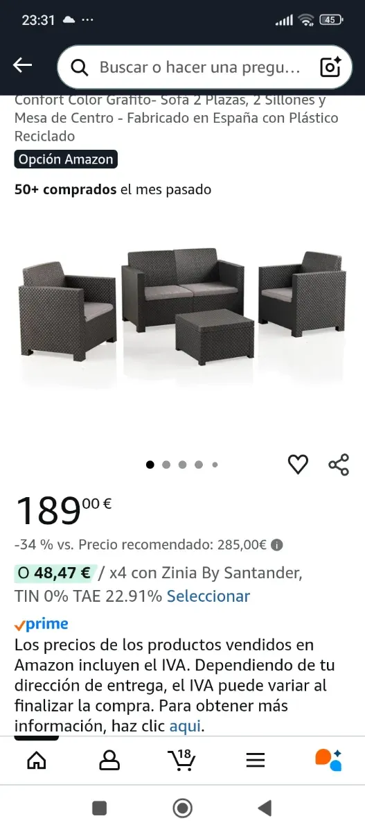 Conjunto Sofás Exterior