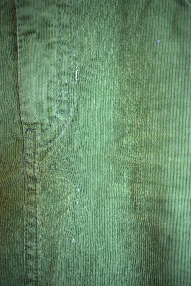 Falda de pana verde H&M