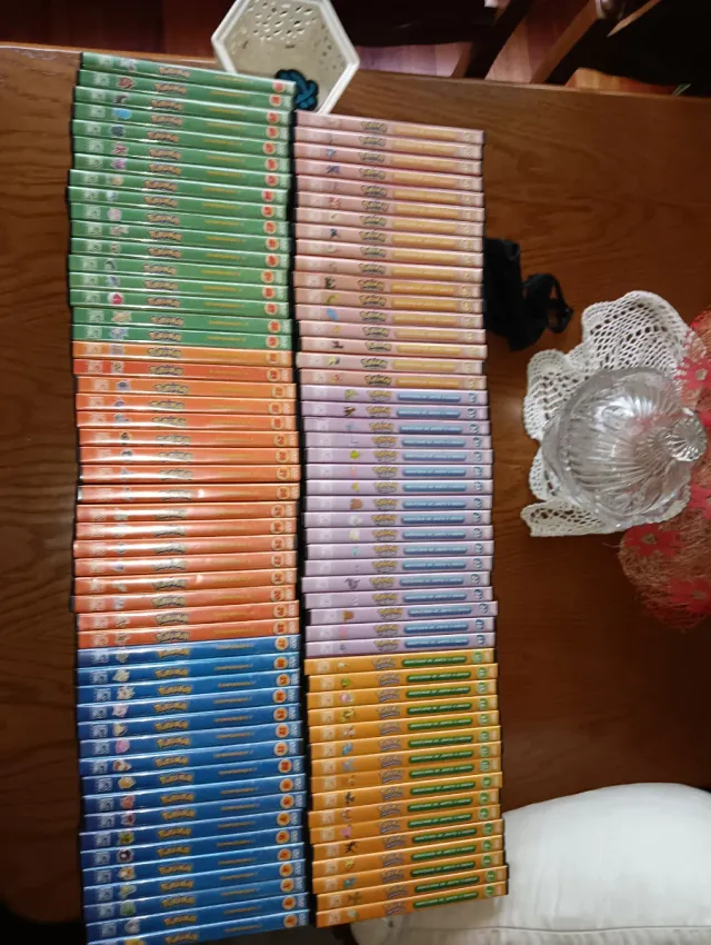 Pokémon DVDS Temporadas 1,2,3 saga Johto-hoenn