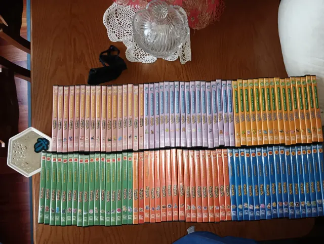 Pokémon DVDS Temporadas 1,2,3 saga Johto-hoenn