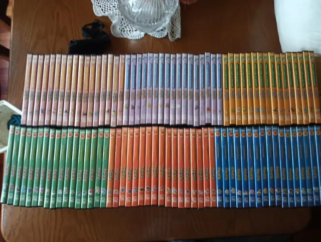 Pokémon DVDS Temporadas 1,2,3 saga Johto-hoenn