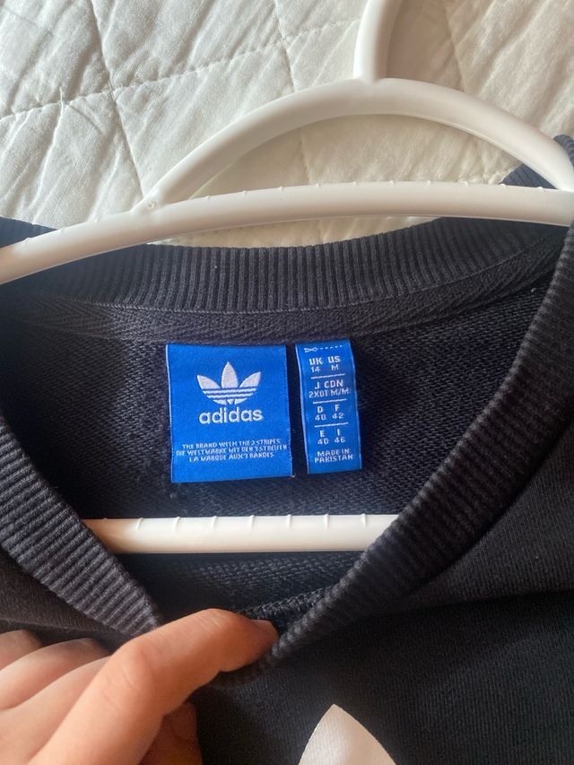 Sudadera Adidas Negra Talla M