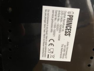 Freidora Aire Princess Digital XL 1400W