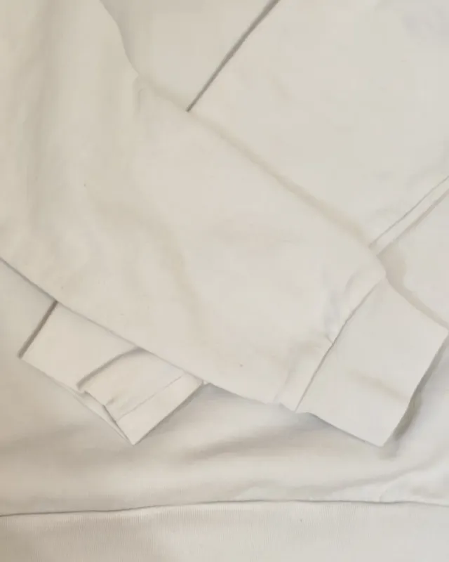 Felpa Lacoste con cappuccio - Bianca