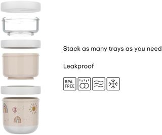 ✨ - Mepal - Caja de aperitivos apilable 3 unidades