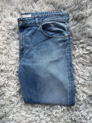 Pantalón vaquero ancho vintage Lacoste