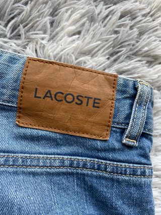 Pantalón vaquero ancho vintage Lacoste