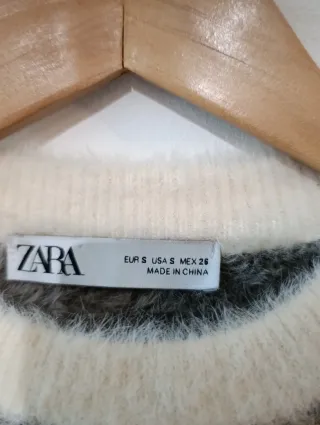 Jersey Zara estampado leopardo