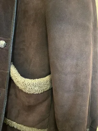 Chaquetón de borreguillo de mujer