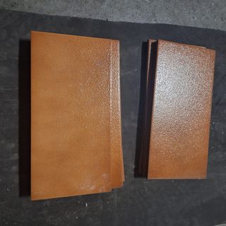 Azulejos antiguos vitrificados marrones