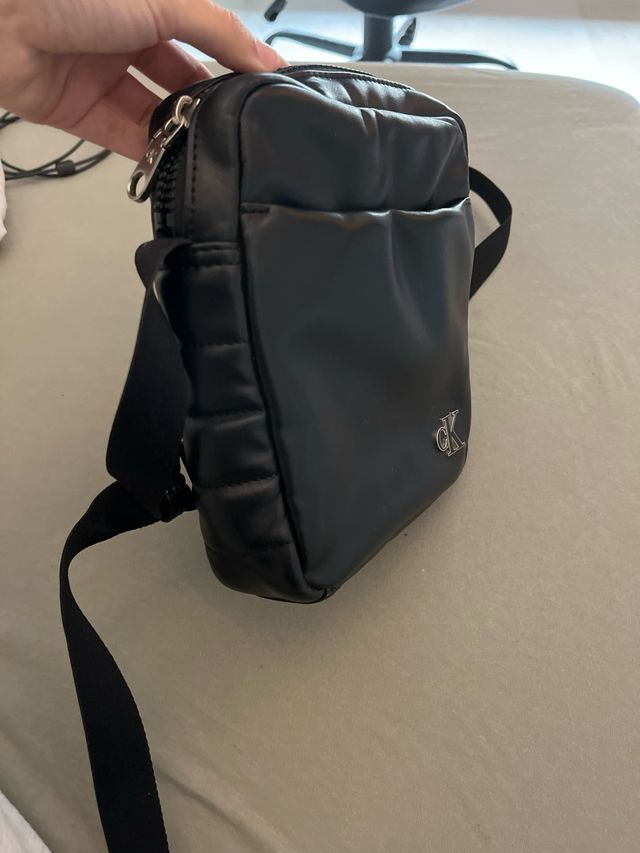 Piccolo portafoglio Calvin Klein nero in pelle