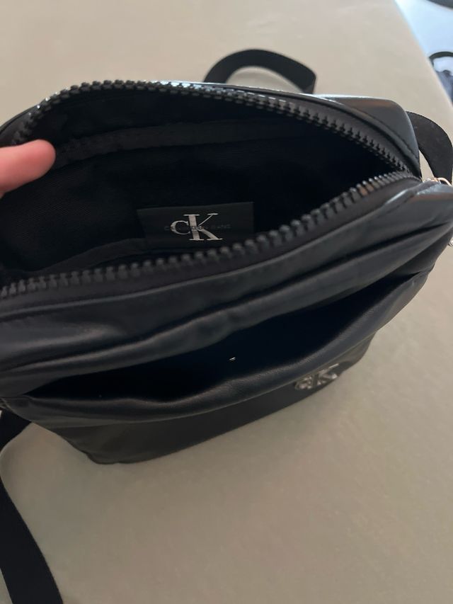 Piccolo portafoglio Calvin Klein nero in pelle