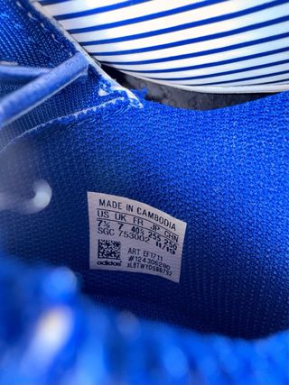 Zapatillas Adidas Futbito Nemesis Azul/Blanco