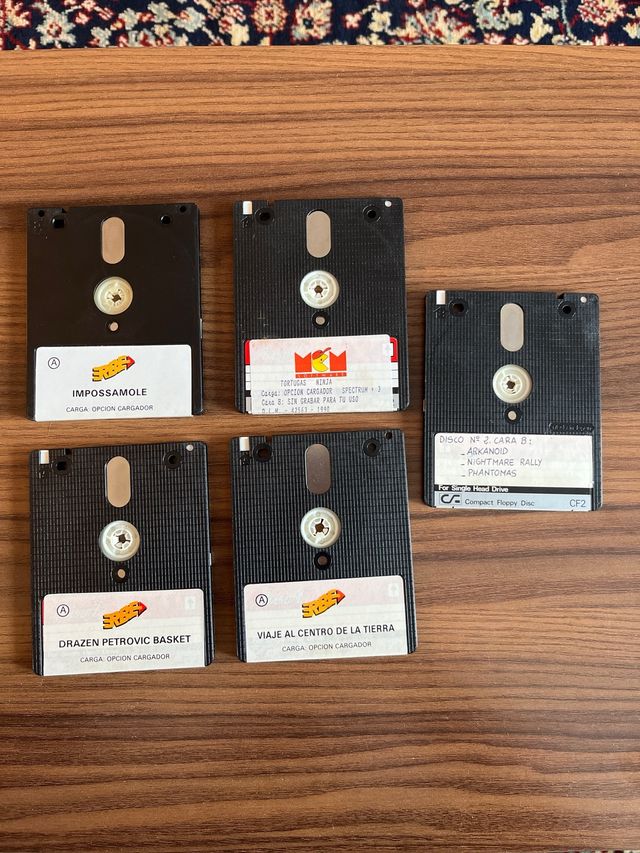 5 Jogos Disquete Spectrum +3