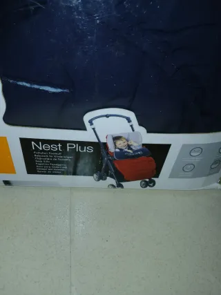 Saco de inverno para carrinho azul