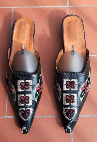 Zapatos Artesanales Negros Talla 37