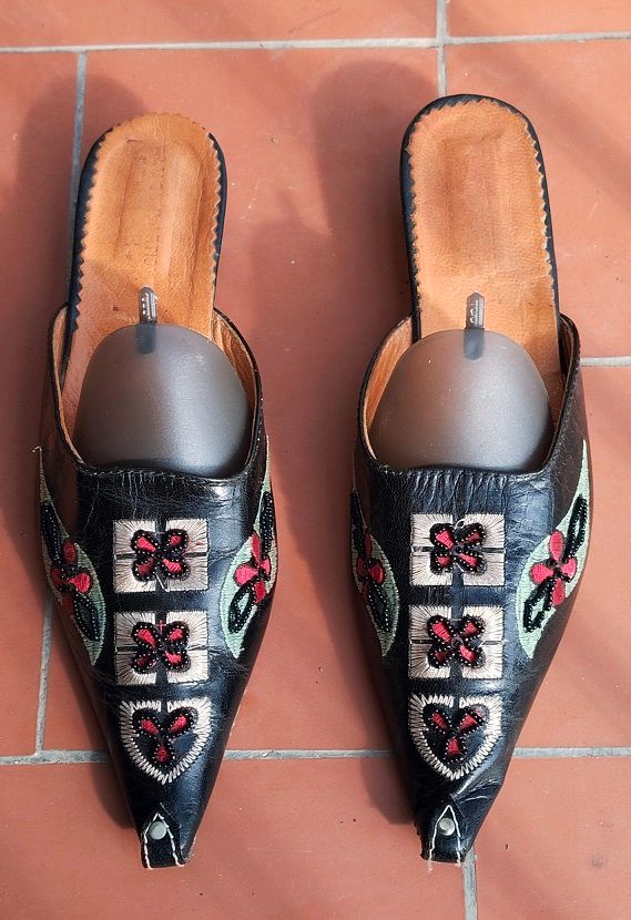 Zapatos Artesanales Negros Talla 37