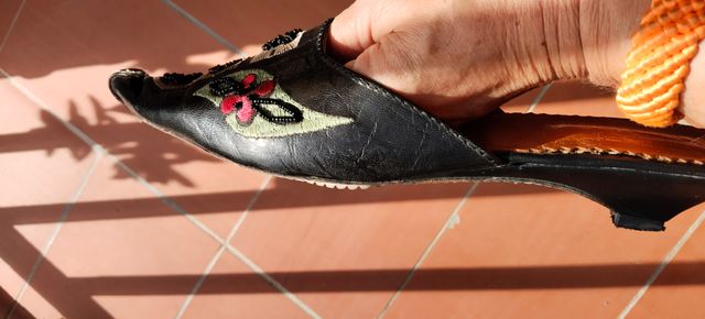 Zapatos Artesanales Negros Talla 37