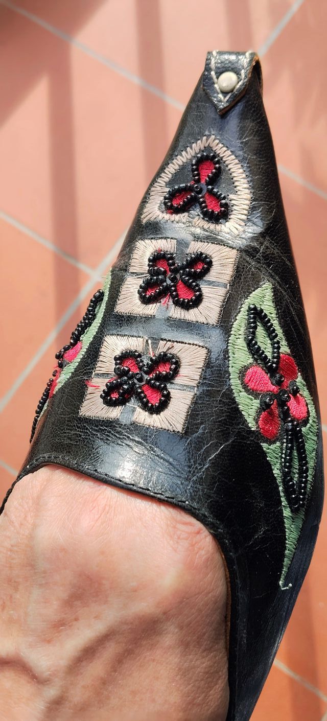 Zapatos Artesanales Negros Talla 37