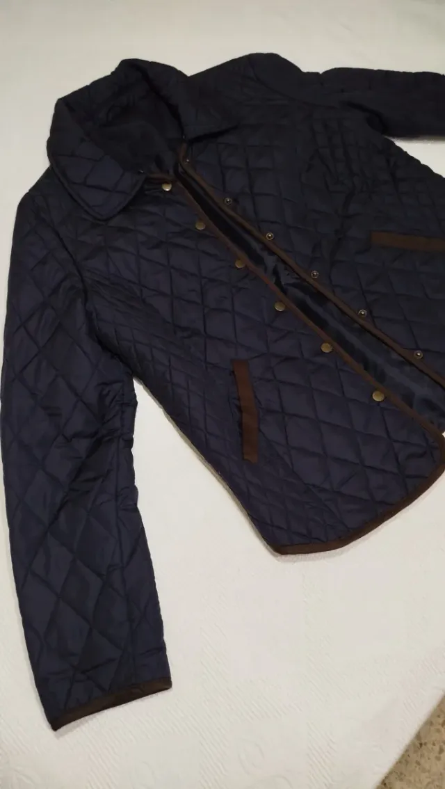 Chaqueta acolchada azul marino Talla 42