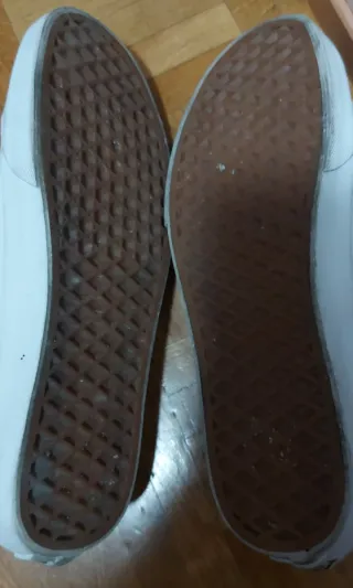 Zapatillas Vans Grises Satinadas