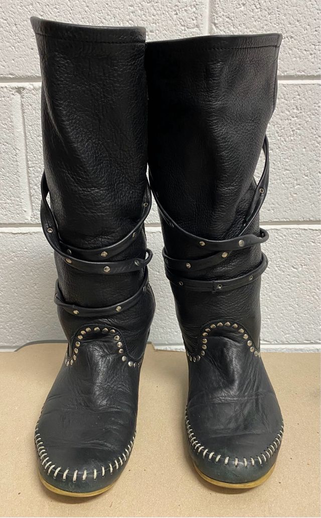 Stivali in vera pelle n.36