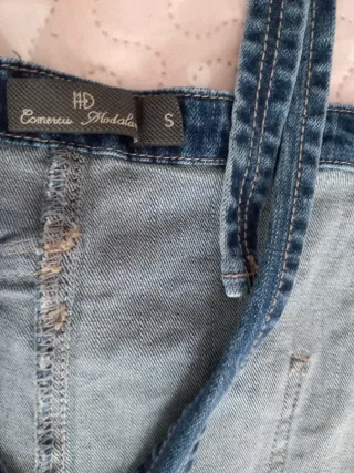 Peto vaquero denim mujer Talla S 36