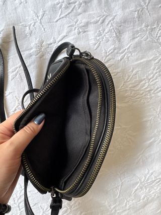 Bolso Coach Negro Flores