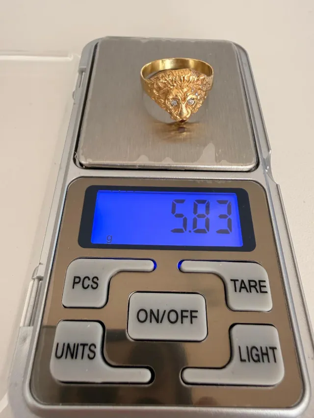 Anillo Oro 18k Dilates León ley 750