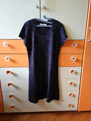 Miniabito invernale con paillettes