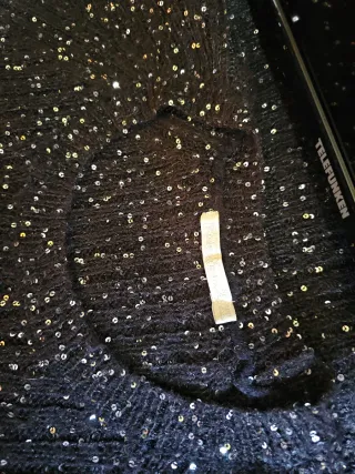 Miniabito invernale con paillettes