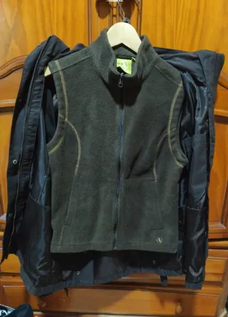 Chaqueta Aigle 3 piezas forro marrón