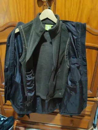 Chaqueta Aigle 3 piezas forro marrón