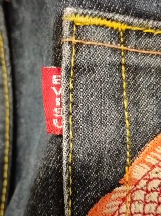 Pantalón Vaquero Evisu Hombre Azul