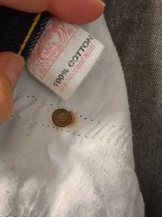 Pantalón Vaquero Evisu Hombre Azul