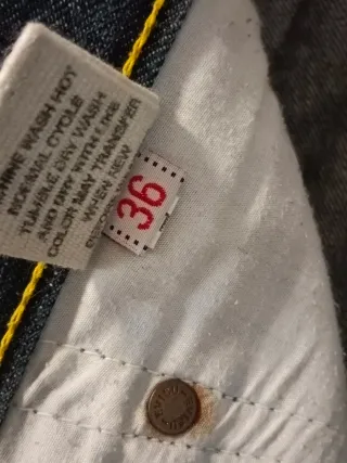 Pantalón Vaquero Evisu Hombre Azul