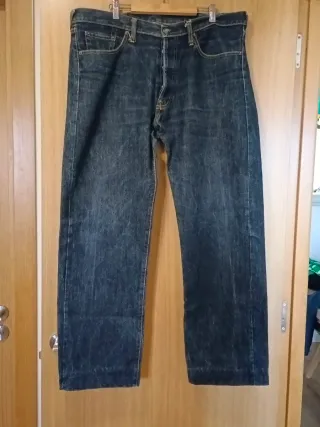 Pantalón Vaquero Evisu Hombre Azul
