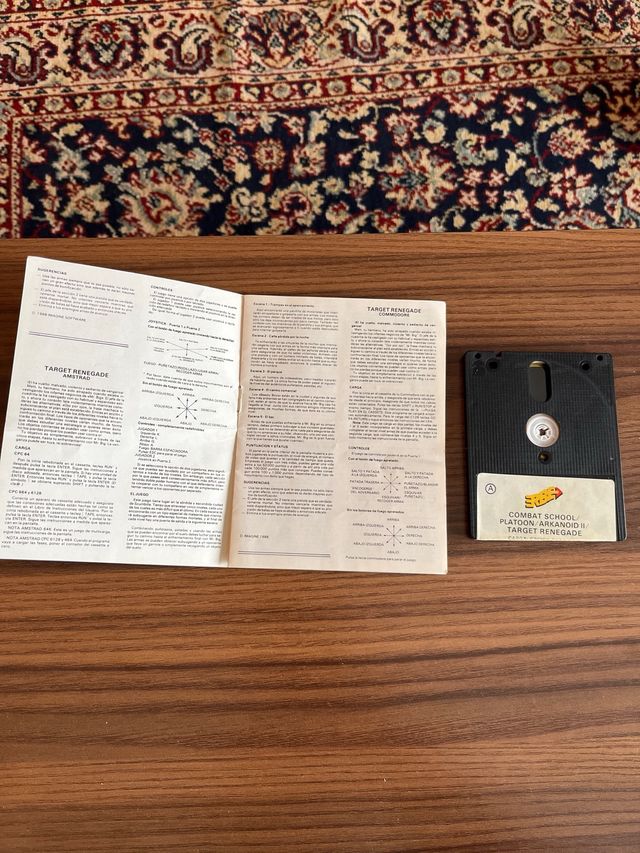 4 Jogos Disquete Spectrum +3 e Livro de Instruções