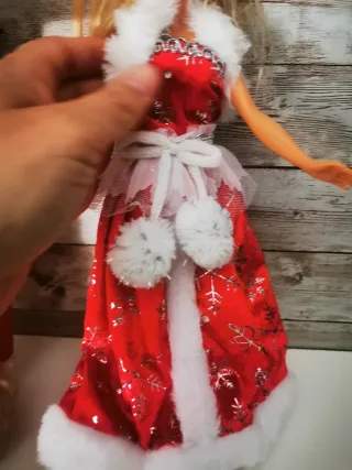 Muñecos Ken y Barbie Navideños